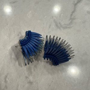 Mignonne Gavigan Blue Beaded Earrings